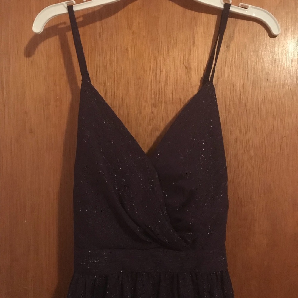 purple sparkly formal dress